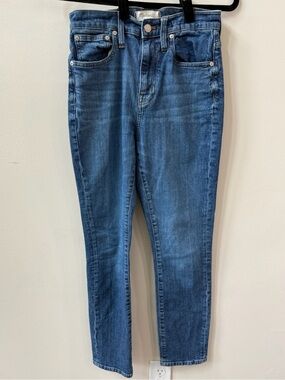 Madewell The High Rise Slim Boy Jean Mid Wash Skinny Jeans Size 26